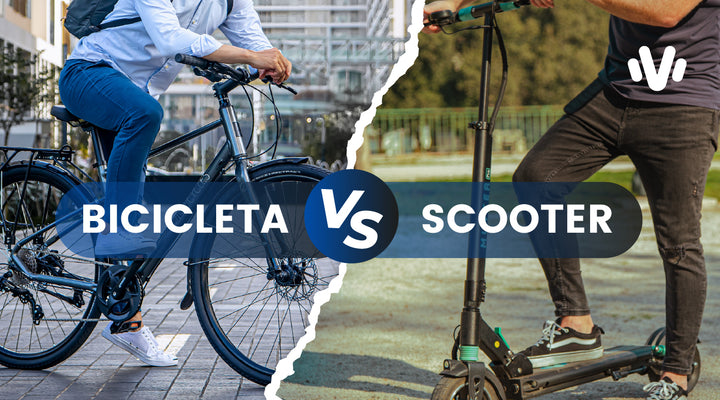 Movimiento que te libera: Bicicleta vs scooter eléctrico